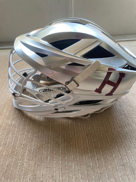Chrome Cascade R Team Issued Chrome Harvard Cascade XRS Pro Helmet | SidelineSwap | Buy ...