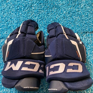 Blue CCM Tacks XF Pro Gloves 13" (Used)