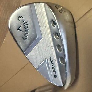 Men's Callaway Jaws Full Toe Right Handed Wedge Stiff Flex 56 Degree Graphite Shaft (Used)