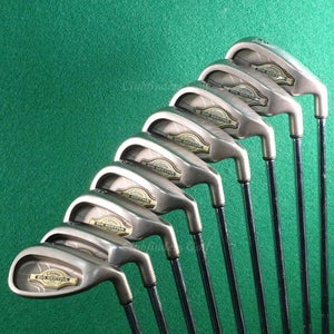 Callaway Big Bertha X-12 3-PW, SW Iron Set Factory Steel Uniflex