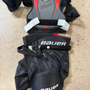 Bauer Lil’Sport Youth Small Starter Kit (Shoulder Pads + Pants) (Used)