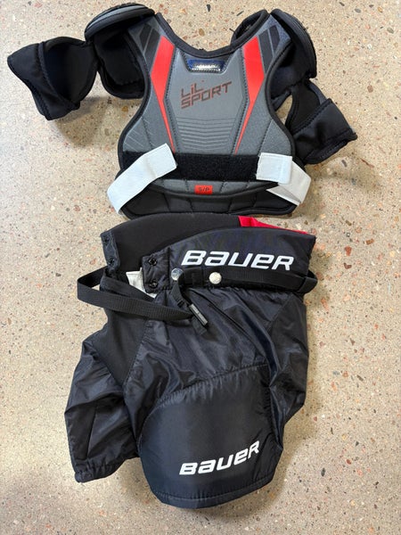 Bauer Lil’Sport Youth Small Starter Kit (Shoulder Pads + Pants) (Used)
