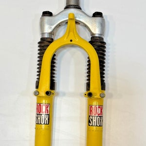 Vintage 1990s Rockshox Quadra 21R 26" QR Suspension Fork 175mm 1-1/8" Steerer