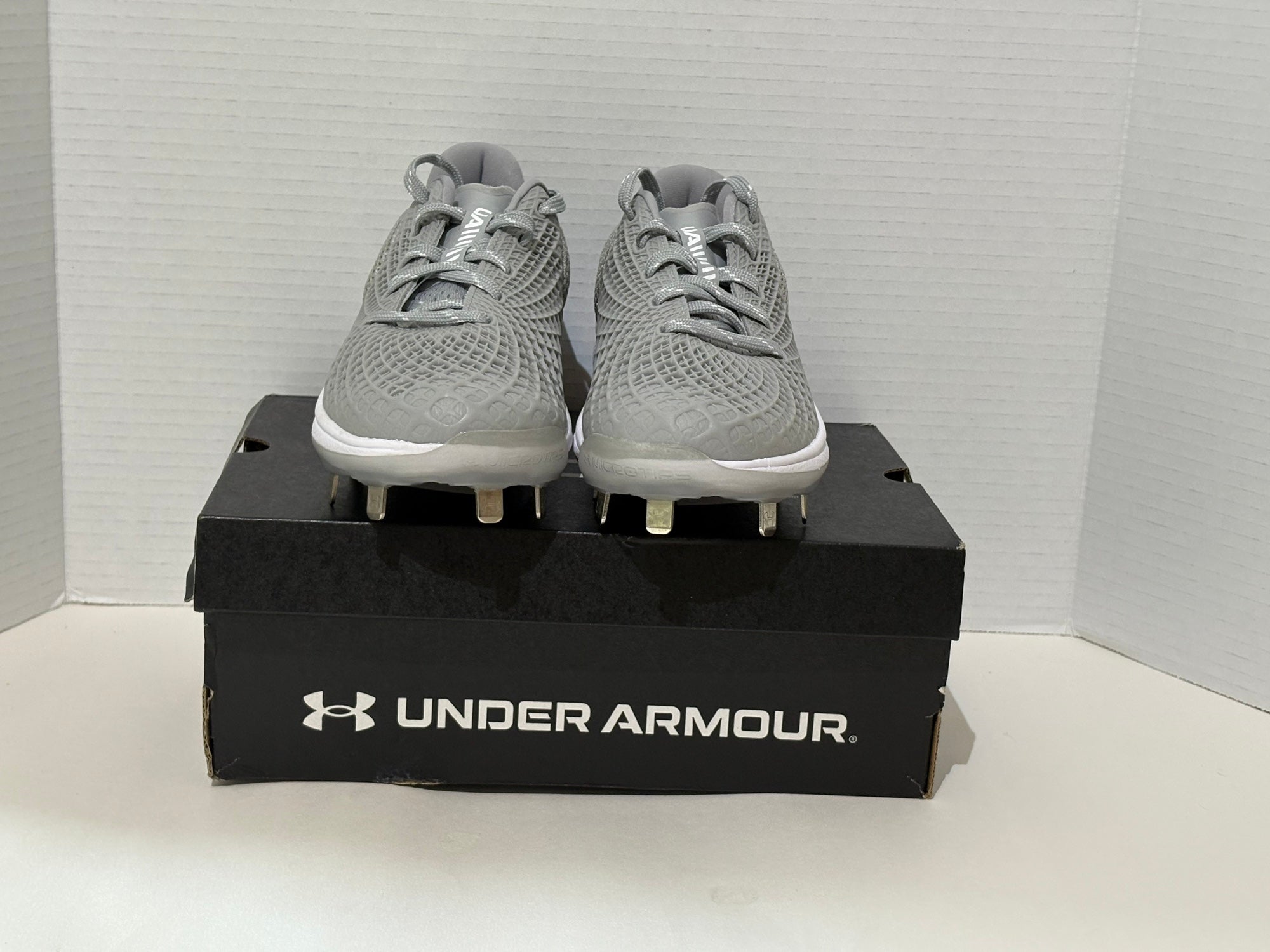 grey softball cleats