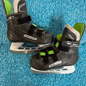 Youth Bauer XLS Hockey Skates Regular Width 10 (Used)