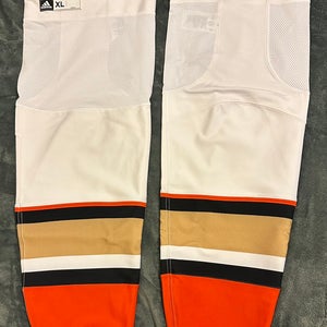 New Anaheim Ducks Away XL Adidas Hockey Socks