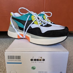 DIADORA N9000 TXS H Mesh Women's Sneakers in Acqua Green - Size 8.5