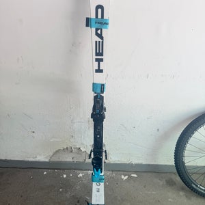 HEAD 156 cm Racing World Cup Rebels e.SL Skis With Bindings Max Din 14 (Used)