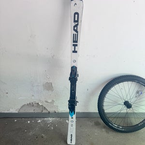 HEAD 156 cm Racing World Cup Rebels e.SL Skis With Bindings Max Din 14 (Used)