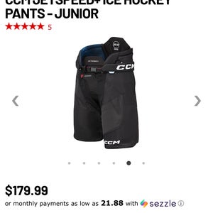 Medium Junior CCM JetSpeed FT485 Hockey Pants (Used)
