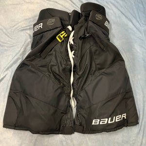 Black Senior Large Bauer Supreme 3S Pro Hockey Pants (New)