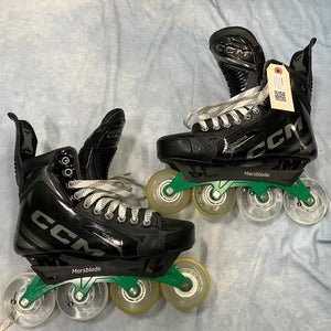 CCM Tacks XF Inline Skates with Marsblade R1 Chassis Size 7 Wide (Used)