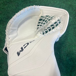 White Junior CCM Eflex 6.5 Goalie Glove Full Right (New)