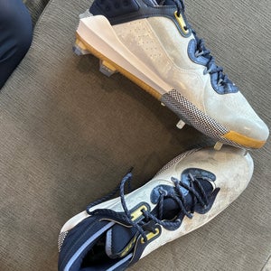 Gray New Men's Size M 15.0 (W.16.0) Adult Under Armour Low Top Bryce harper Metal (New)