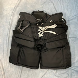 Black Junior XL Reebok 18k Hockey Goalie Pants (Used)