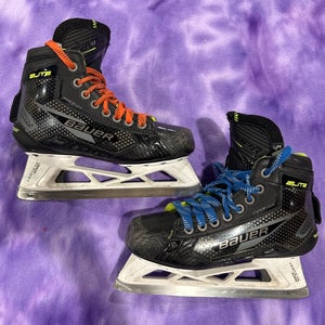 Intermediate Bauer Elite Hockey Goalie Skates Regular Width Size 5 (Used)
