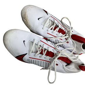 Used Nike Adult FB Cleats White Senior 13.5 11613-S000162272