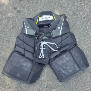Black Intermediate Large CCM Axis 1.9 Hockey Goalie Pants
