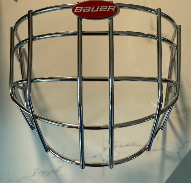 Senior Bauer Profile 960 Goalie Mask Cage Chrome