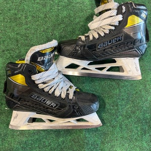 Senior Bauer Supreme 3S Pro Hockey Goalie Skates (Regular) | Size 7.5 (Used)