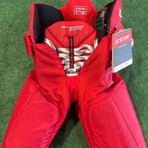 Red CCM JetSpeed FT370 Hockey Pants (New) | Junior XL