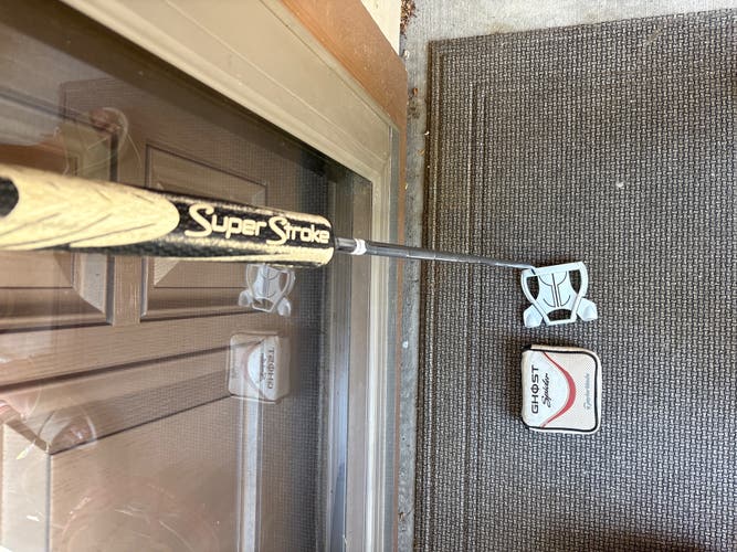 White Men's TaylorMade Mallet Ghost Spider Right Handed Putter (Used)