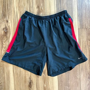 Nike Running Dri-Fit Flex Stride 7” Brief Lined Running Shorts, Red/Black, XL