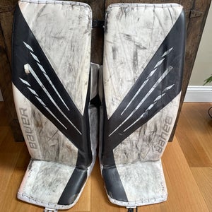 Medium  Bauer Hyperlite Goalie Leg Pads Pro Stock (Used)