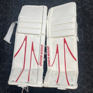 33"+1” Sher-Wood T95 Goalie Leg Pads (Used)