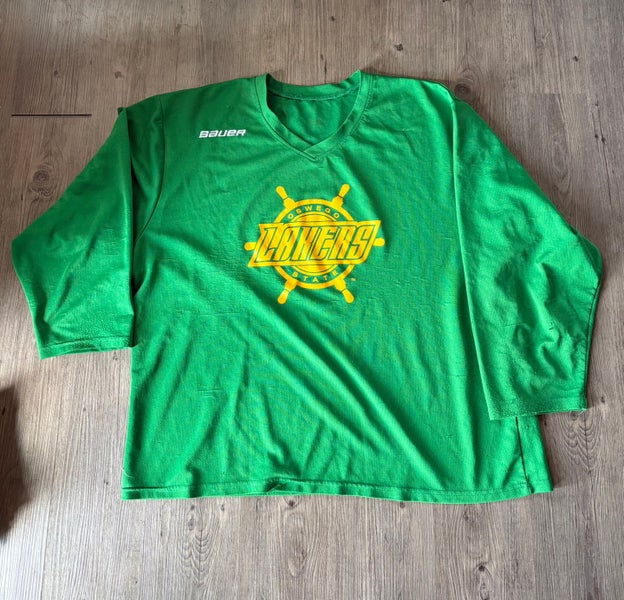 Oswego State Lakers NCAA D3 Green Adult Unisex Large Jersey