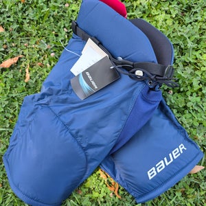 Black Youth Large Bauer Nsx Hockey Pants (New)