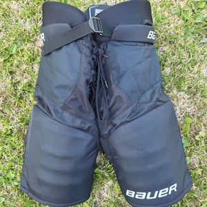 New Black Intermediate Medium Bauer Bauer x Hockey Pants
