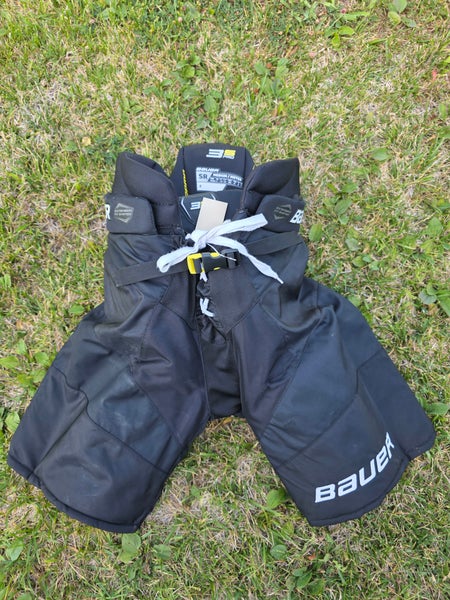 Black Senior Medium Bauer Supreme 3S Pro Hockey Pants