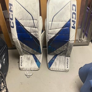 35"  2023 CCM Eflex 6 Goalie Leg Pads Pro Stock (Used)