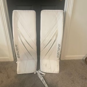 Large  Bauer Hyperlite 2 Goalie Leg Pads Pro Stock (Used)