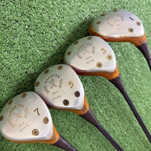 Ping Karsten Fairway Wood Set 1 3 5 7 Blonde Apache PM-30i Graphite Regular Flex