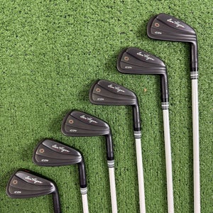 Ben Hogan Icon Black Iron Set 5-PW Extra Stiff KBS Tour Custom Series +1/2” Long