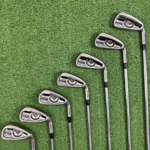 Ping G Series 2016 Iron Set 4-PW Black Dot Steel Ping AWT 2.0 Stiff Flex RH