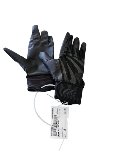 Used Nike BB/SB Batting Gloves Black SM 11617-S000326946