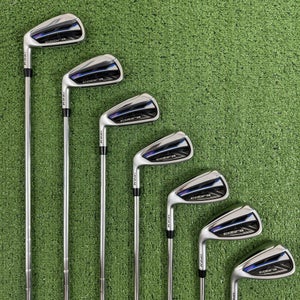 Cobra RAD Speed One Length Iron Set 5-PW+GW KBS Tour Regular Flex Left Handed