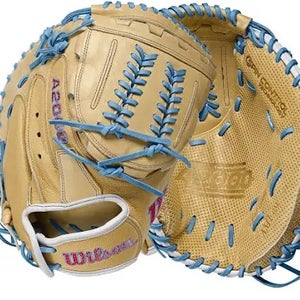 Catcher’s Mitt Wilson A2000 Aubree Munro SuperSkin AM1 Spin Control 34” Fast-pitch Softball