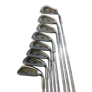 Used Ping EYE 2 BLACK DOT Mens Iron Set RH 3I-PW 11760-S000077502