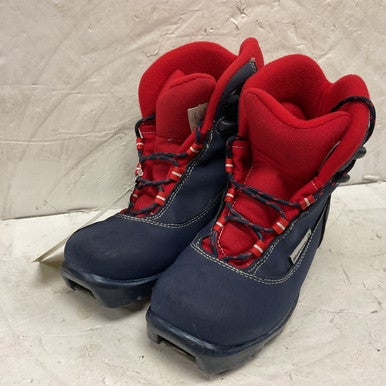 Used Rossignol Boys NNN XC Ski Boots Navy Blue JR-02 11855-S000186703