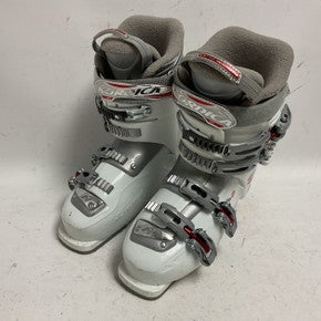 Used Nordica OLYMPIA 10 Womens DH Ski Boot White And Red 245 MP - M06.5 - W07.5 11855-S000186690