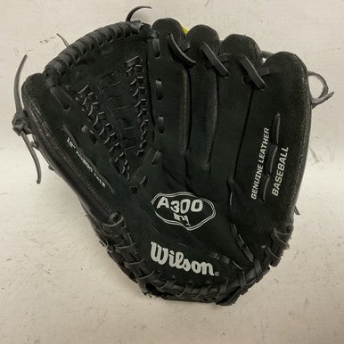 Used Wilson A300 A0300 TR12 Baseball Glove RH Throw Black 12" 11855-S000186681