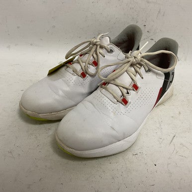 Used Foot Joy Fuel 45034 Mens Golf Shoes White And Black Senior 6 11855-S000186650