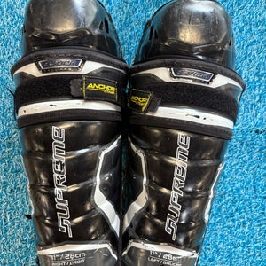 Junior Bauer Supreme 2S Shin Pads 11" (Used)