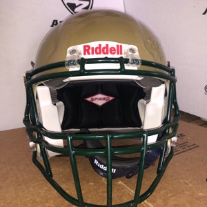 USED RIDDELL SPEED ADULT HELMET - SMALL - VEGAS GOLD