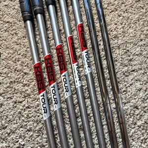 KBS Tour C-Taper Lite X Stiff Shaft Set 4-9+PW Shafts Steel