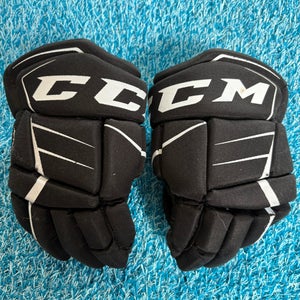 Black Youth CCM JetSpeed FT1 Gloves 8" (Used)